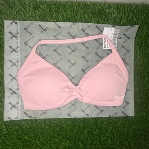 Dfyne impact strappy bra light rose pink small